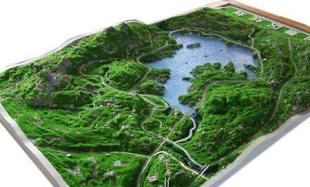 景区规划地形沙盘模型制作